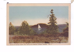 PORT ARTHUR Fort William Ontario Canada Sailing At Caribou Island - Port Arthur