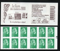 CARNET 12TP YSEULT YZ - TVP LV -  LE LIVRE DES TIMBRES 2018 - RE MILIEU DROIT - NEUF - NON PLIE - Modern : 1959-…