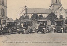 CPA (51)  MOURMELON LE GRAND Service Des Autobus Entre Mourmelon Gare  Camp De Chalons(parfait Etat) - Bus & Autocars