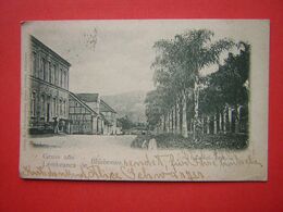 CPA  DOS SIMPLE  GRUSS AUS LEMBRANCA DE BLUMENAU    VOYAGEE 1900 TIMBRE - Florianópolis