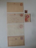 Petite Collection De Timbres Anciens De Grande Bretagne Sur Feuilles, Cf Photos - Collections