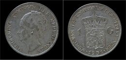 Netherlands Wilhelmina I 1 Gulden 1931 - Sin Clasificación