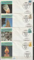 Bund FDC 1989 Nr.1398,1399,1400,1401 Sehenswürdigkeiten ( D 749 ) Günstige Versandkosten - 1981-1990