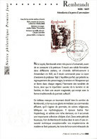 " MENDIANTS A LA PORTE D'UNE MAISON De REMBRANDT " Sur Notice Officielle 1er Jour De 2006 . N° YT 3984. Parfait état FDC - Rembrandt