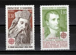 ANDORRE Timbres Neufs **de 1980  ( Ref 1794 B  ) EUROPA - Charlemagne - Napoléon - Altri & Non Classificati