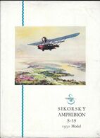 Sikorsky Amphibion S 39 1931 Model - Manuels