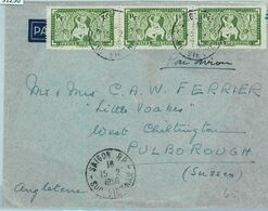 91250 -  INDOCHINE - Postal History - AIRMAIL  COVER  To  ENGLAND  1950 - Brieven En Documenten