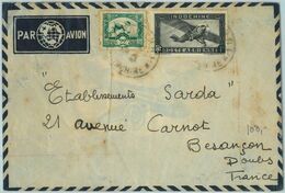 91258 -  INDOCHINE - Postal History - AIRMAIL  COVER  To FRANCE 1947 - Lettres & Documents