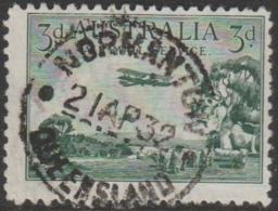 AUSTRALIA - USED 1929 3d Airmail Type "A" - Oblitérés