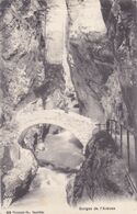 SUISSE,HELVETIA,SWISS,SCHWEIZ,SVIZZERA,SWITZERLAND ,NEUCHATEL,AREUSE,GORGE,RAVIN,PONT,1908,PRES BOUDRY,NOIRAIGUE - Boudry