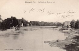 CPA    47   LIBOS---LE MOULIN ET RIVES DU LOT---1915 - Libos