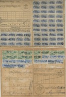 3 CARTES AFFRANCHIES TIMBRES SOCIAUX -POSTAUX D'ALSACE LORRAINE-1902-1916-1924 - Otros & Sin Clasificación