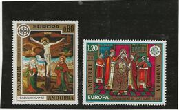 ANDORRE - TIMBRES EUROPA N° 243 ET 244 NEUF SANS CHARNIERE -ANNEE 1975 - COTE : 18,50 € - Other & Unclassified