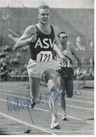 JEUX OLYMPIQUES - AUTOGRAPHE SUR PHOTO - ALLEMAGNE - GERMAR - ATHLETISME - - Autógrafos