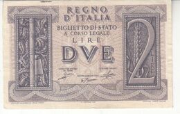 5998    ITALIA  2  LIRE  1939 - Regno D'Italia – 2 Lire