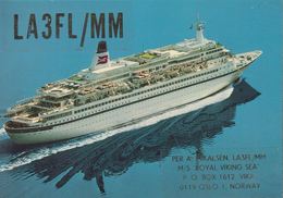 1982. NORGE. Radio-card. M/S ROYAL VIKING SEA. SHIP. () - JF365682 - Otros & Sin Clasificación