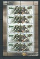 Australia 2001 Army Service Sheetlet Of 5 Pairs VFU Melbourne CTO - Other & Unclassified