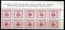 PRE 790  **  Bloc 10  Cdf  Insc. Marginales Neerl. - Typo Precancels 1967-85 (New Numerals)