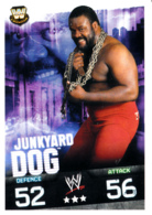 Wrestling, Catch : JUNKYARD DOG (W, LEGENDS,2008), Topps, Slam, Attax, Evolution, Trading Card Game, 2 Scans, TBE - Trading-Karten