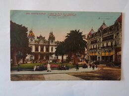 Monte-Carlo. - L'Hôtel De Paris Et Le Casino.(14 - 9 - 1928) - Hotels