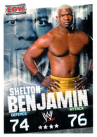 Wrestling, Catch : SHELTON BENJAMIN (ECW, 2008), Topps, Slam, Attax, Evolution, Trading Card Game, 2 Scans, TBE - Trading Cards
