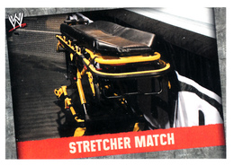 Wrestling, Catch : STRETCHER MATCH (MATCH TYPE CARD, 2008) Topps, Slam, Attax, Evolution, Trading Card Game, 2 Scans TBE - Trading-Karten