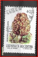 ARGENTINA 1992 Mushrooms & Fungi    USED  NO WM GJ # 2596 - Used Stamps