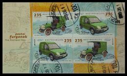 137. HUNGARY 2013 USED STAMP M/S (MINIATURE SHEET) EUROPA , POSTAL VAN . - Used Stamps