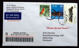 Hong Kong  Letter  To Denmark ( Lot 313 ) - Covers & Documents