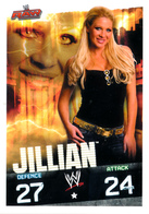 Wrestling, Catch : JILLIAN (RAW, 2008), Topps, Slam, Attax, Evolution, Trading Card Game, 2 Scans, TBE - Trading Cards