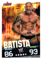 Wrestling, Catch : BATISTA (RAW, 2008), Topps, Slam, Attax, Evolution, Trading Card Game, 2 Scans, TBE - Trading-Karten