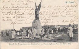 1903  Saint Privat  " Besuch Des Kronprinzen Am Denkmal  Des 1 Er Regt .Garde Royale  März 1902 - Metz Campagne