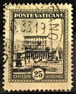 VATICANE 1933 - Canceled - Sc# 23 - 25c - Used Stamps