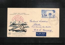 Australian Antarctic Territory 1957 Interesting FDC - Otros & Sin Clasificación