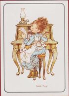 Sticker Autocollant 1980 Panini Nr. 31 - Sarah Kay Illustrator Illustrateur Vivien Kubos Enfant Girl Fille Letter - Engelse Uitgave