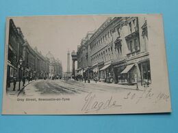 GREY Street Newcastle-on-Tyne () Anno 1902 ( See Photo ) ! - Newcastle-upon-Tyne