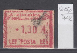 94K636 /  Machine Stamps (ATM) - 1.30 Lei - Republica Populara Romana , Romania Rumanien Roumanie Roemenie - Machines à Affranchir (EMA)