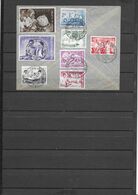 FDC     1139-1146       BLAD  -  FEUILLE - 1951-1960