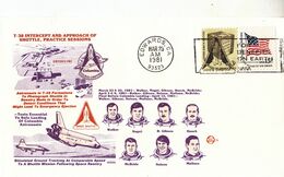 USA 1981  T-38 Intercept And Approach Of Shuttle Practice Sessions Commemorative Cover B - Nordamerika