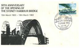 (N 32)  Australia  1982 - 50th Anniversary Of Opening The Harbour Bridge In Sydney - Autres & Non Classés