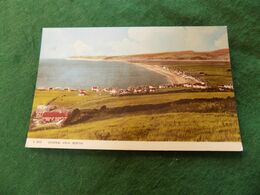 VINTAGE UK WALES: CARDIGANSHIRE Borth General View Tint 1961 - Cardiganshire