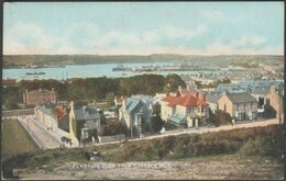 Pembroke Dock From Carrack Hill, Pembrokeshire, 1933 - SJ Allen Postcard - Pembrokeshire