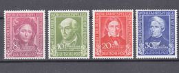 Germany 1949 Mi#117-120 Mint Hinged - Ungebraucht