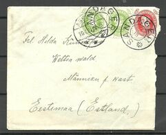 DENMARK Dänemark 1931 Cover To Estonia O Sandager - Lettres & Documents