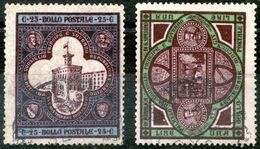 San Marino,1894,Y&T#23/25,Sassone 23+25,used,as Scan - Usados