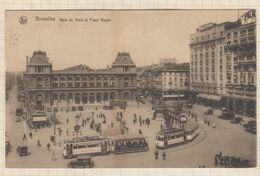 20A1185 Bruxelles Brussels GARE DU NORD Animé Tramway - Nahverkehr, Oberirdisch