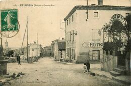 Pélussin * Grande Rue * Hôtel FLACHIER * Café De La Gare - Pelussin