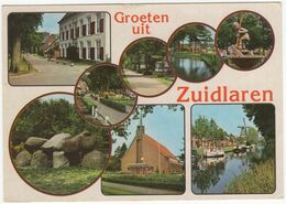 Zuidlaren: Windmolen 'De Wachter', 'Berend Botje', Hunebed, Centrum, Kerk - Zuidlaren