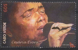 Cabo Verde 2016 -  Cesaria Evora Bataclan Paris Music Musik Mi. ?  1 Val. MNH - Kap Verde