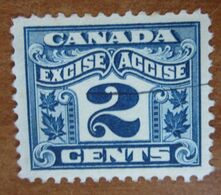 CANADA Excise Fiscali Revenue Tax  8 Cents - Numeri Foglie  - Usato - Strafport